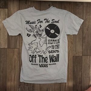 Vans Off The Wall Graphic Tee in Light Gray